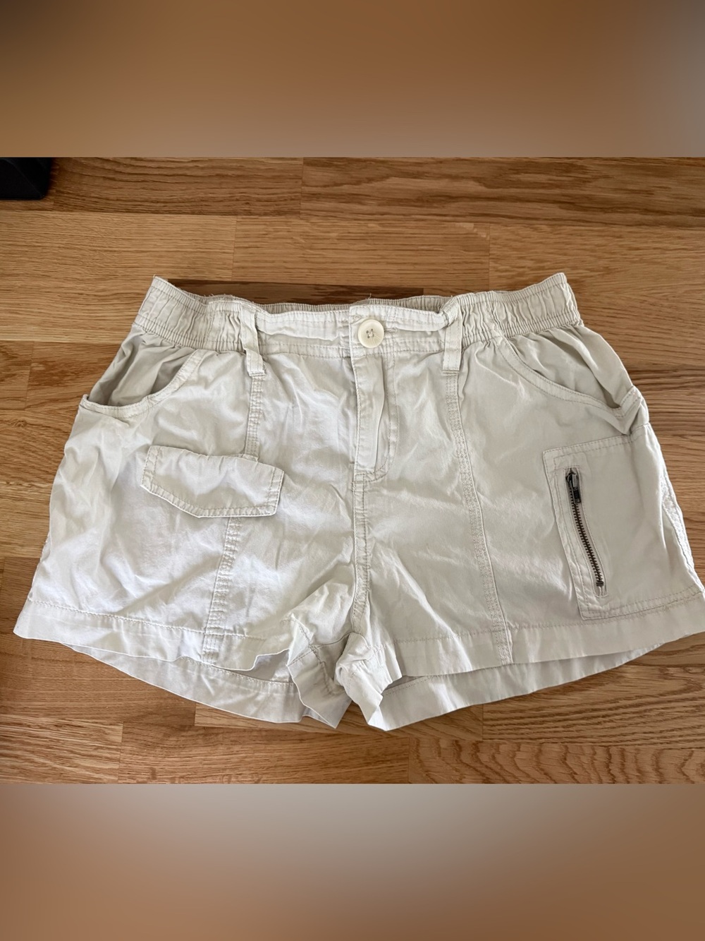 Wild Fable Light Beige Utility Shorts